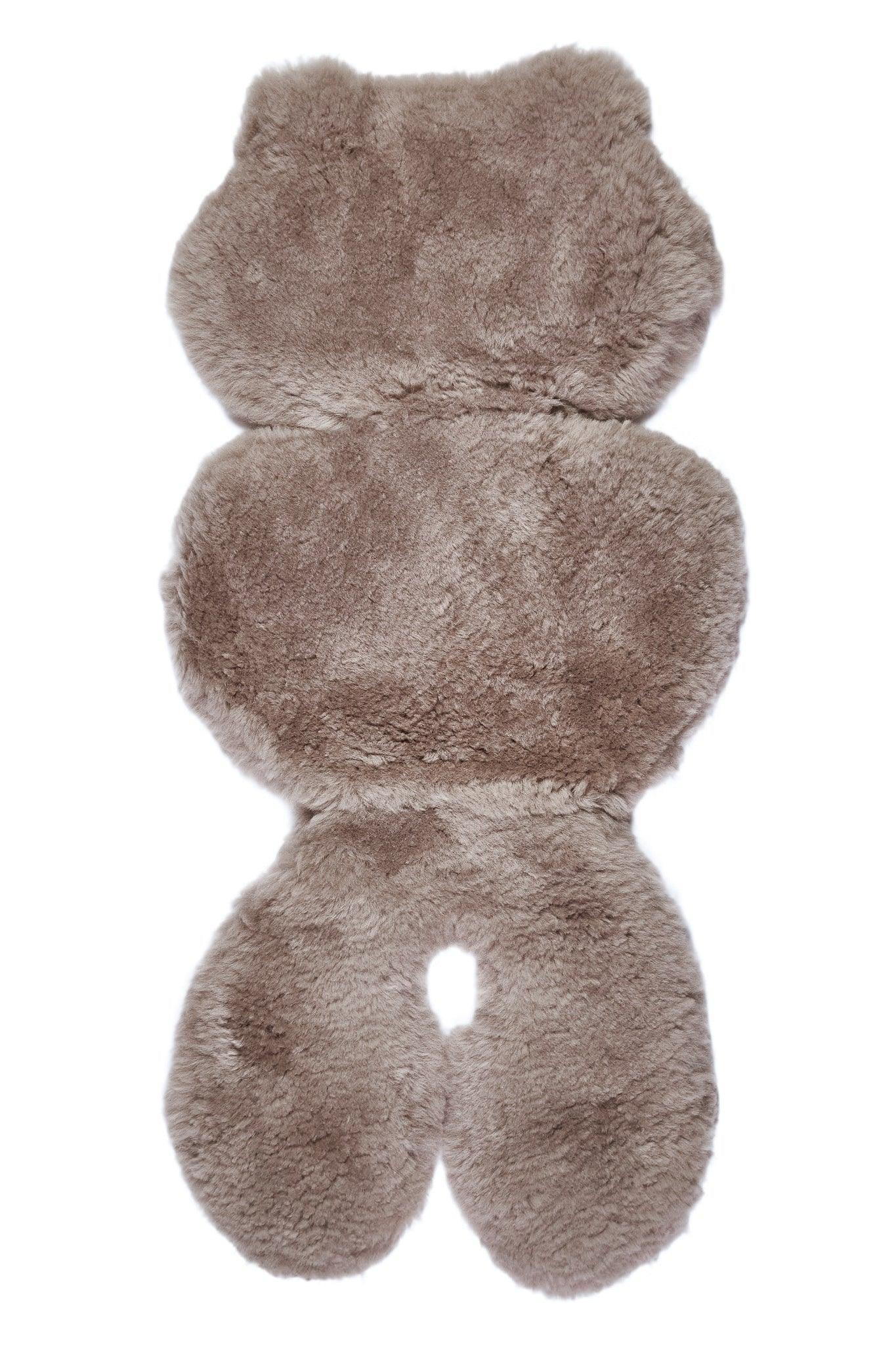 Greige Natural Sheepskin Car Seat / Stroller Liner - MellowConceptStore