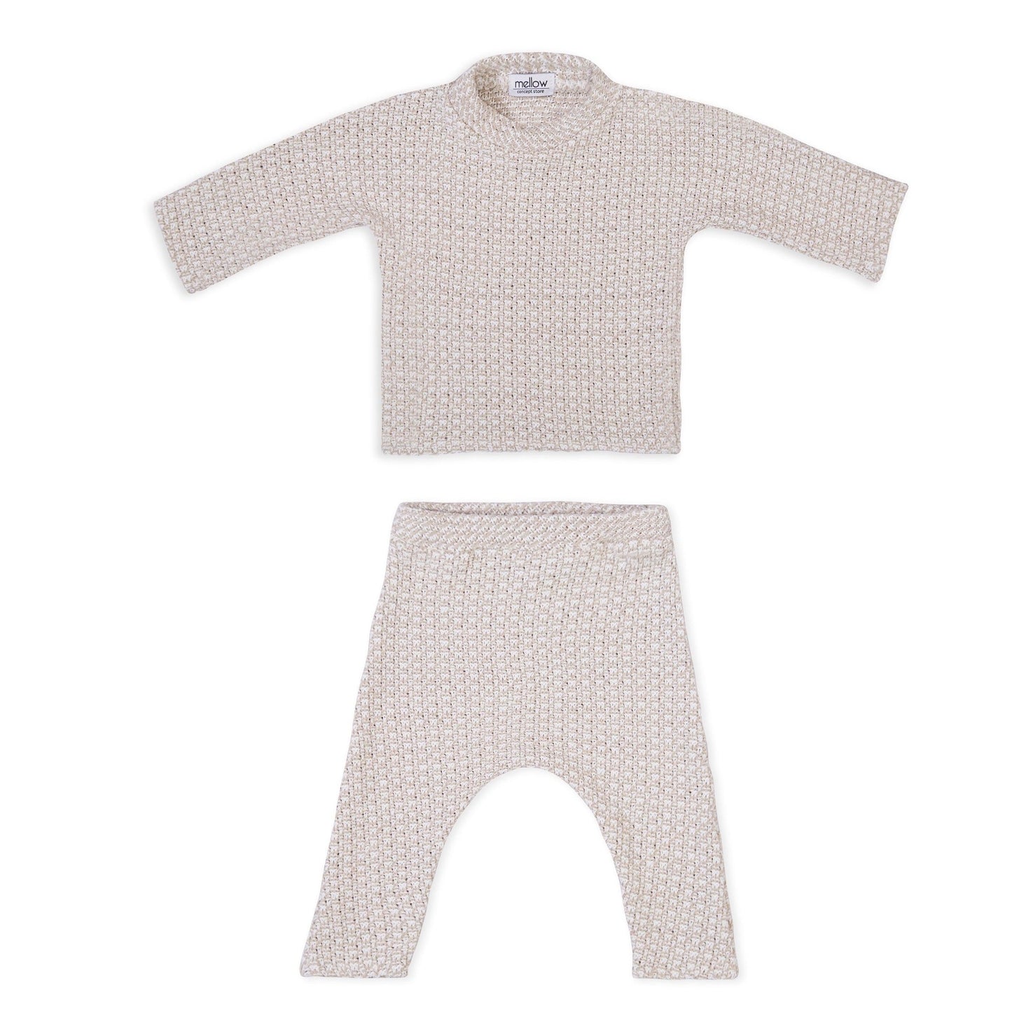 Linen Baby/Kid Clothing Set - Beige - MellowConceptStore