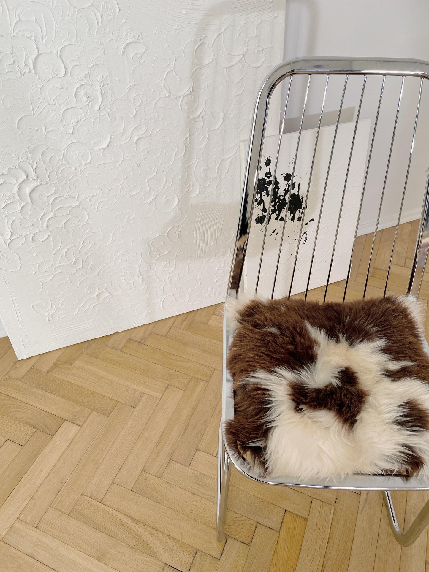 Natural Sheepskin Stool Cover - MellowConceptStore