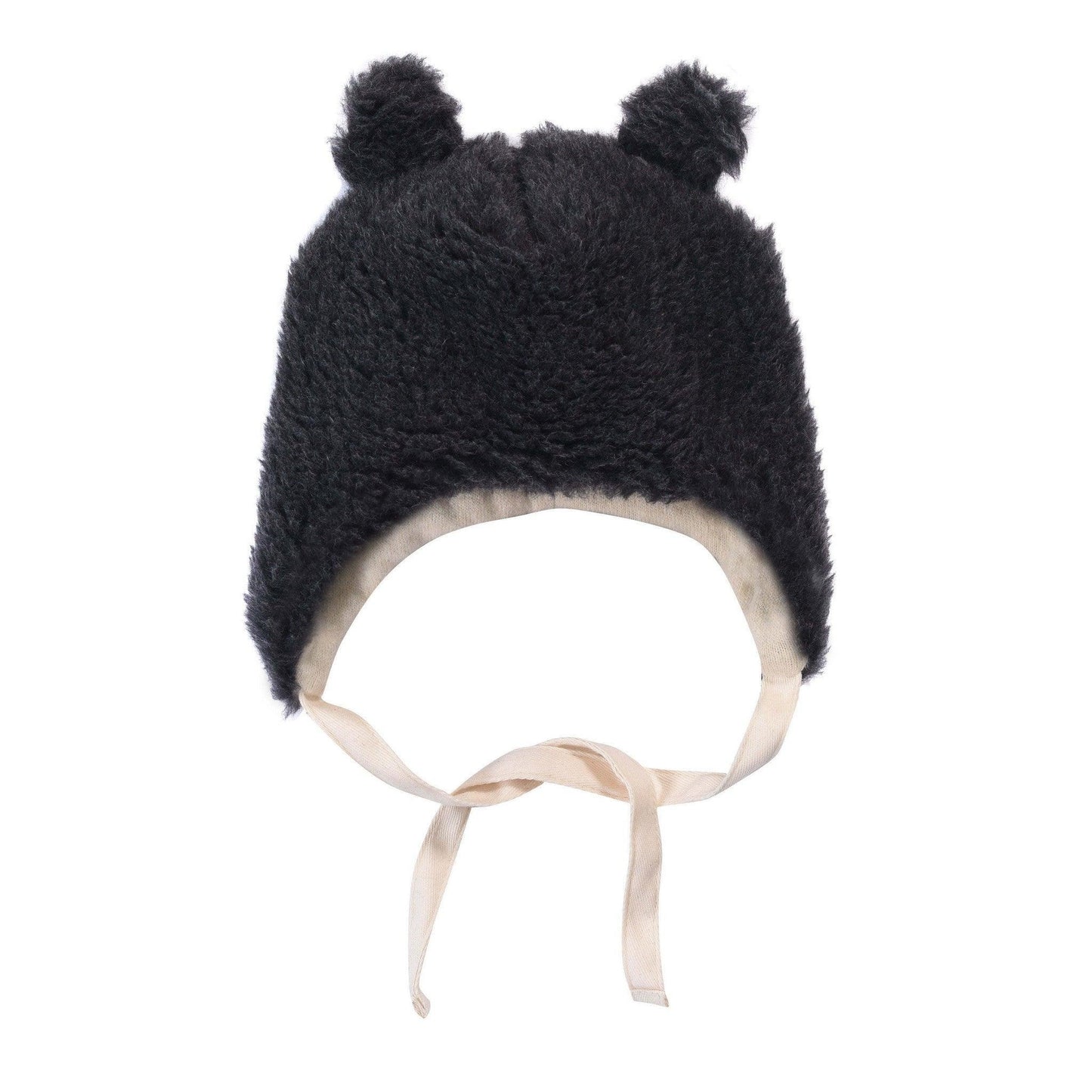 Black Bear Woolen Baby Hat - MellowConceptStore