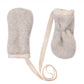 Grey Polar Bear Woolen Baby Gloves - MellowConceptStore