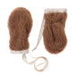Brown Bear Woolen Baby Gloves - MellowConceptStore