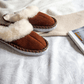 Adult Natural Brown Sheepskin Mules