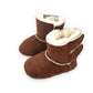 Brown Baby Natural Sheepskin Boots - MellowConceptStore