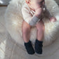 Black Baby Natural Sheepskin Boots - MellowConceptStore