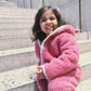 Baby/Kid Virgin Wool Overall - Pink - MellowConceptStore