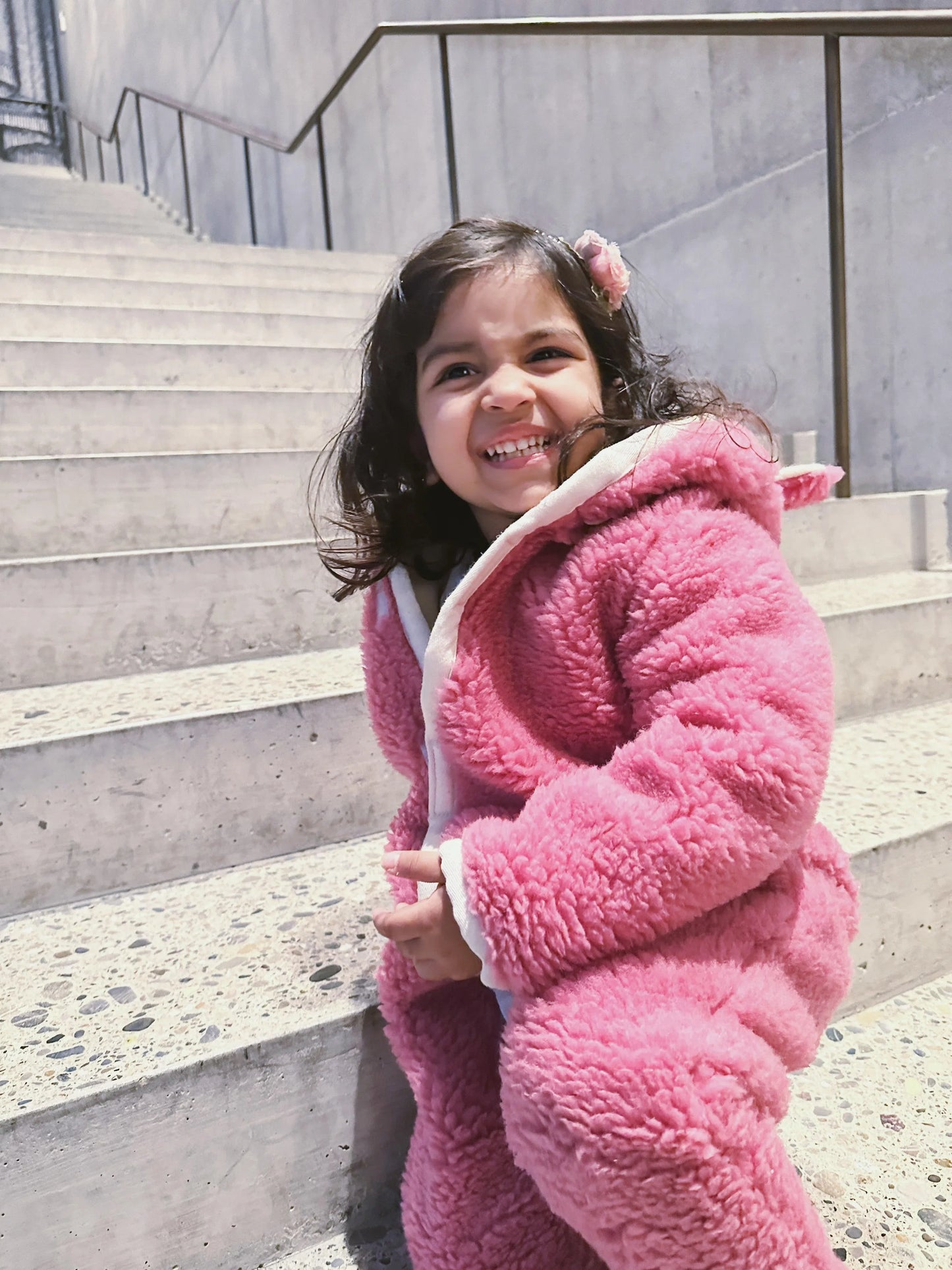 Baby/Kid Virgin Wool Overall - Pink - MellowConceptStore