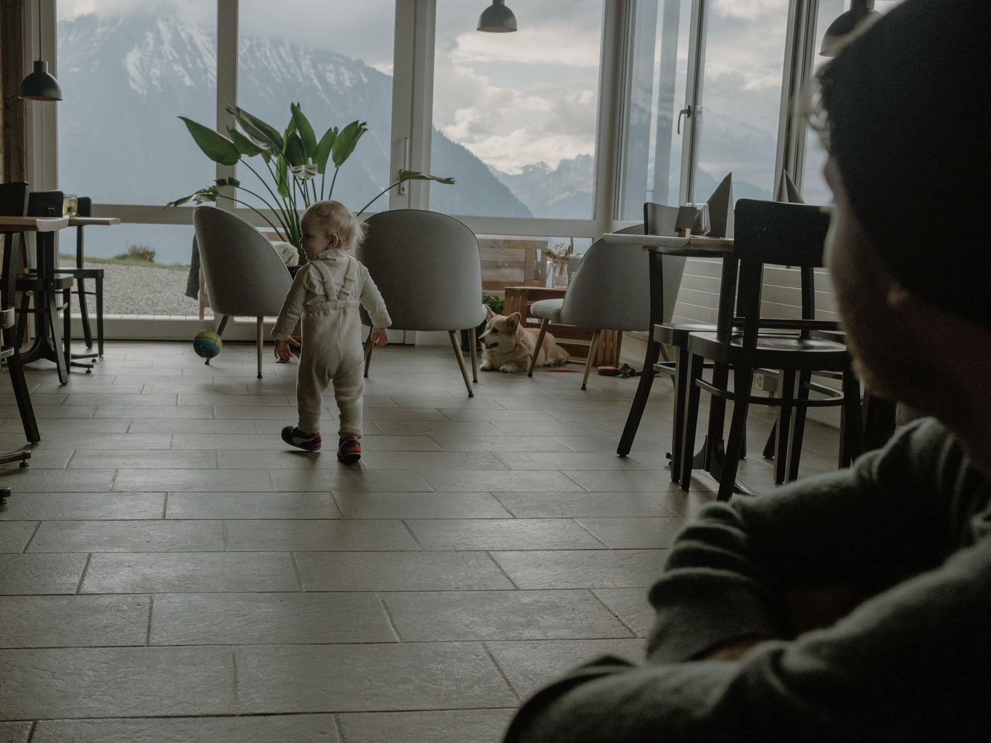 Woolen Pants with Suspenders - Cream - MellowConceptStore