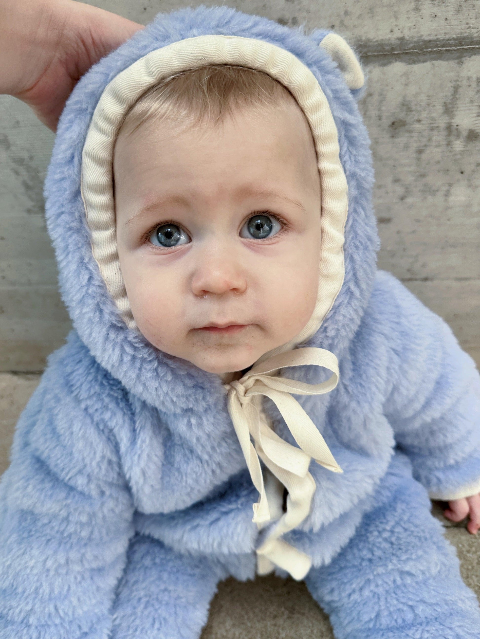 Baby/Kid Virgin Wool Overall - Blue - MellowConceptStore