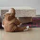 Baby/Kid Virgin Wool Overall - Brown - MellowConceptStore