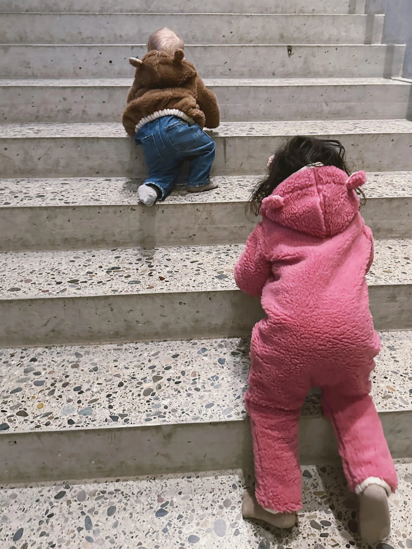 Baby/Kid Virgin Wool Overall - Pink - MellowConceptStore