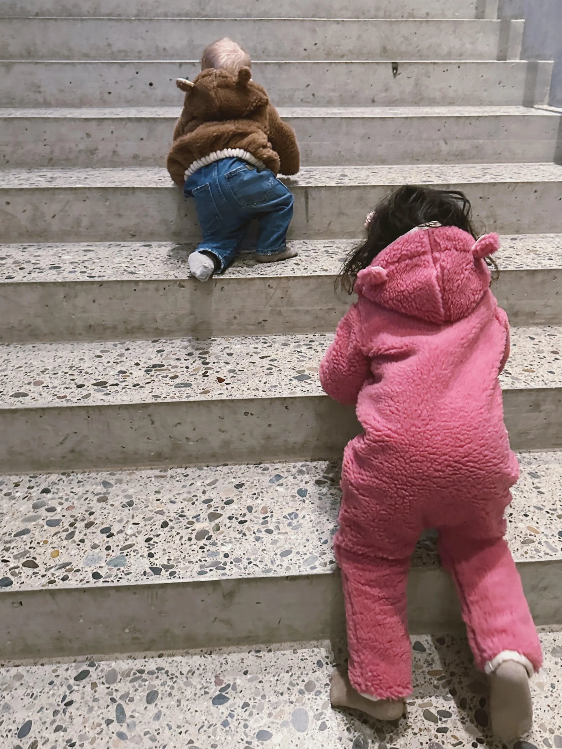 Baby/Kid Virgin Wool Overall - Pink - MellowConceptStore