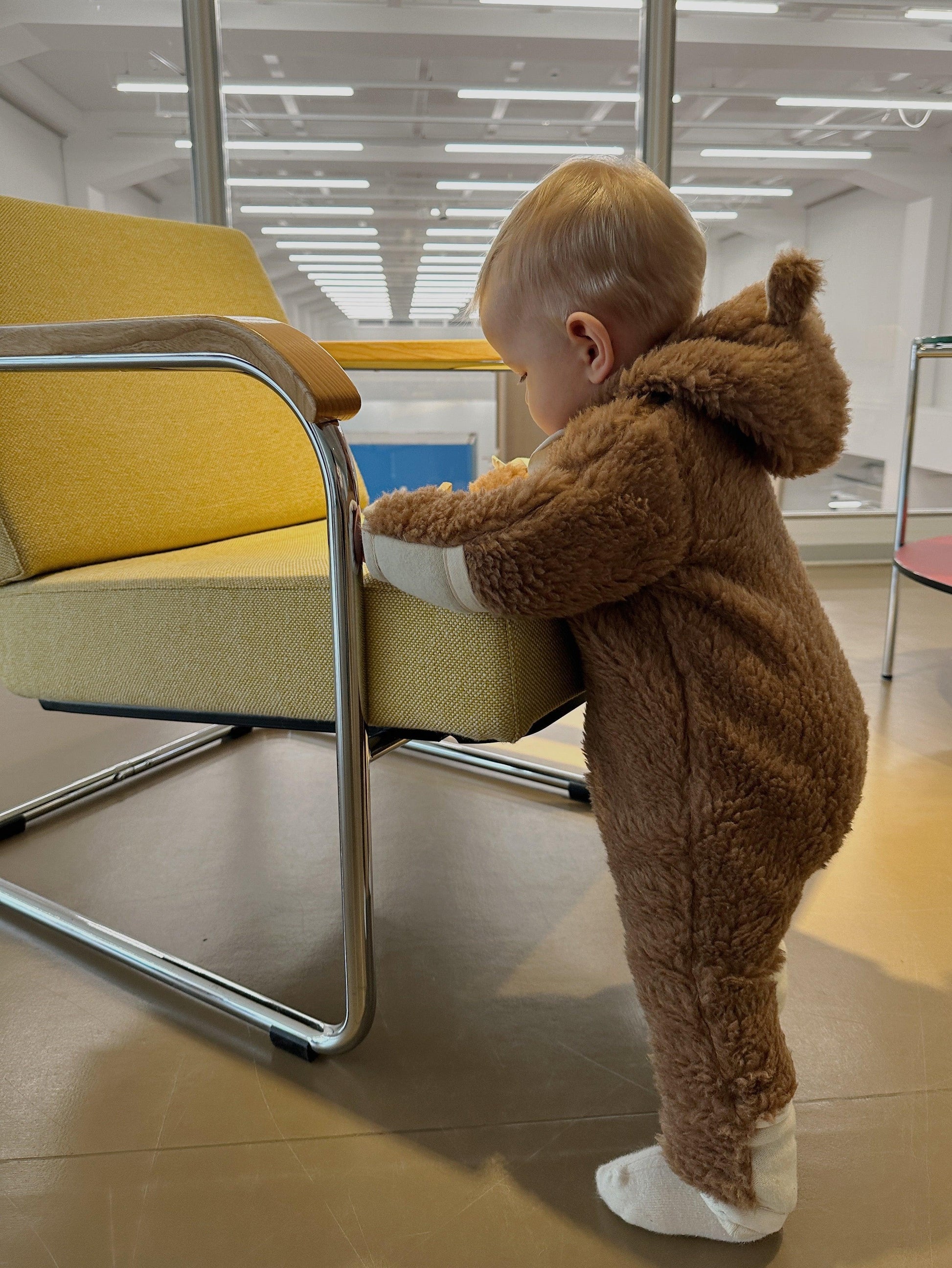 Baby/Kid Virgin Wool Overall - Brown - MellowConceptStore