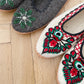Adult Woolen Slippers (felt) with beads