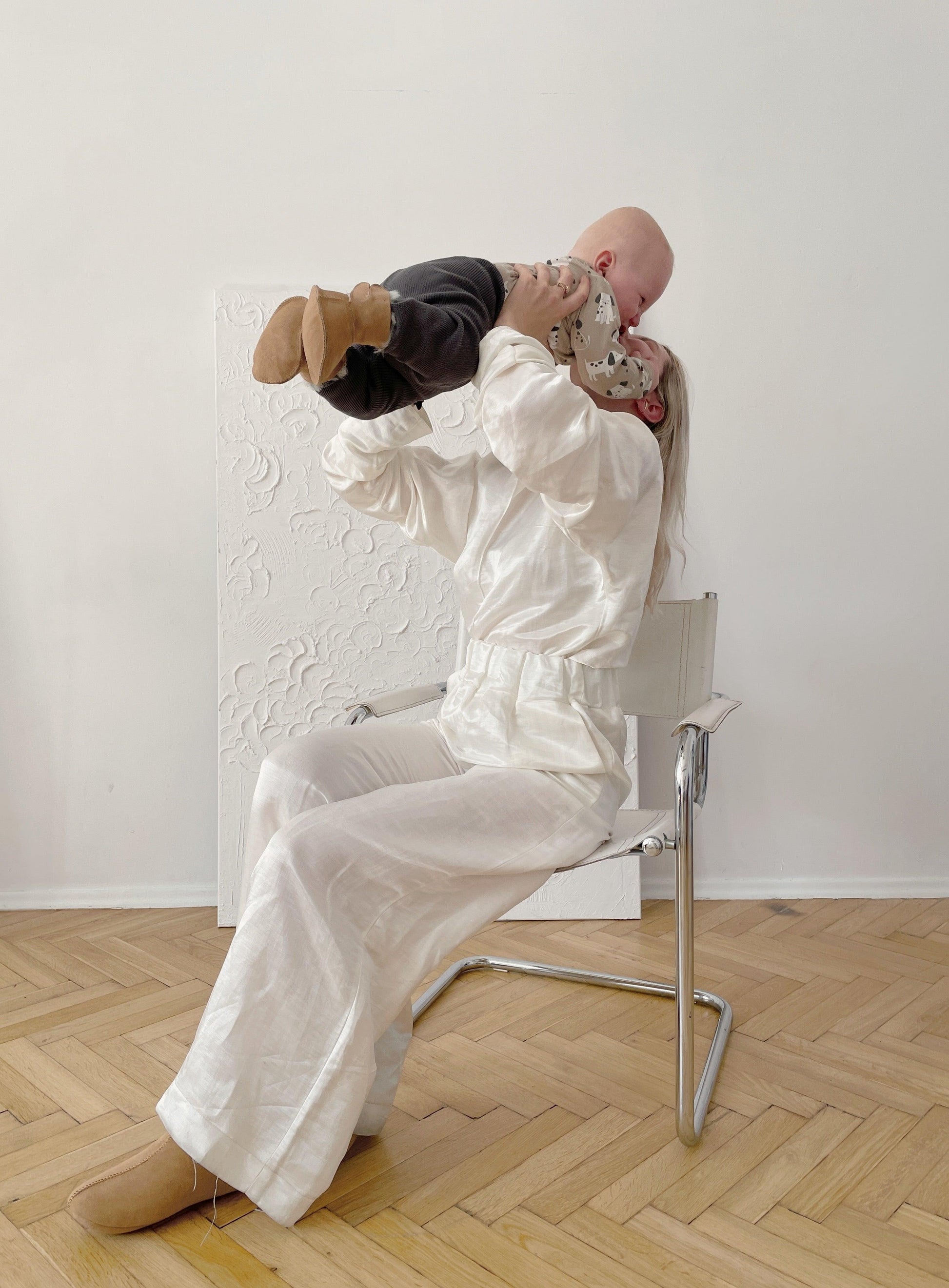 Adult Natural Sheepskin Boots Beige