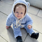 Baby/Kid Virgin Wool Overall - Blue - MellowConceptStore