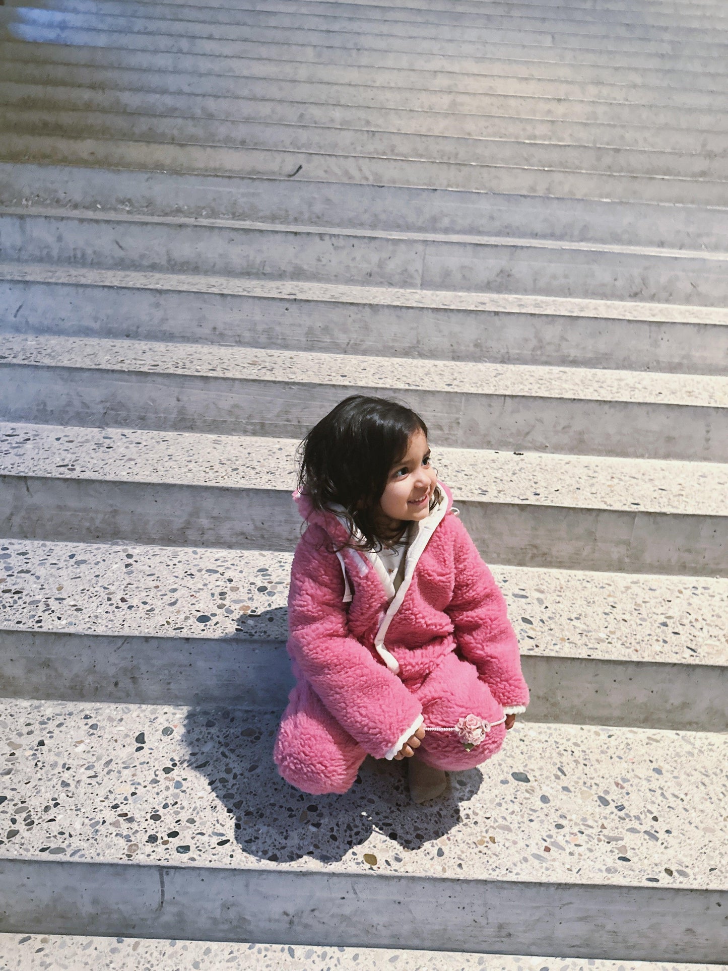 Baby/Kid Virgin Wool Overall - Pink - MellowConceptStore