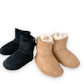 Black Baby Natural Sheepskin Boots - MellowConceptStore