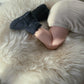 Black Baby Natural Sheepskin Boots - MellowConceptStore