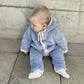 Baby/Kid Virgin Wool Overall - Blue - MellowConceptStore