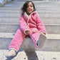 Baby/Kid Virgin Wool Overall - Pink - MellowConceptStore