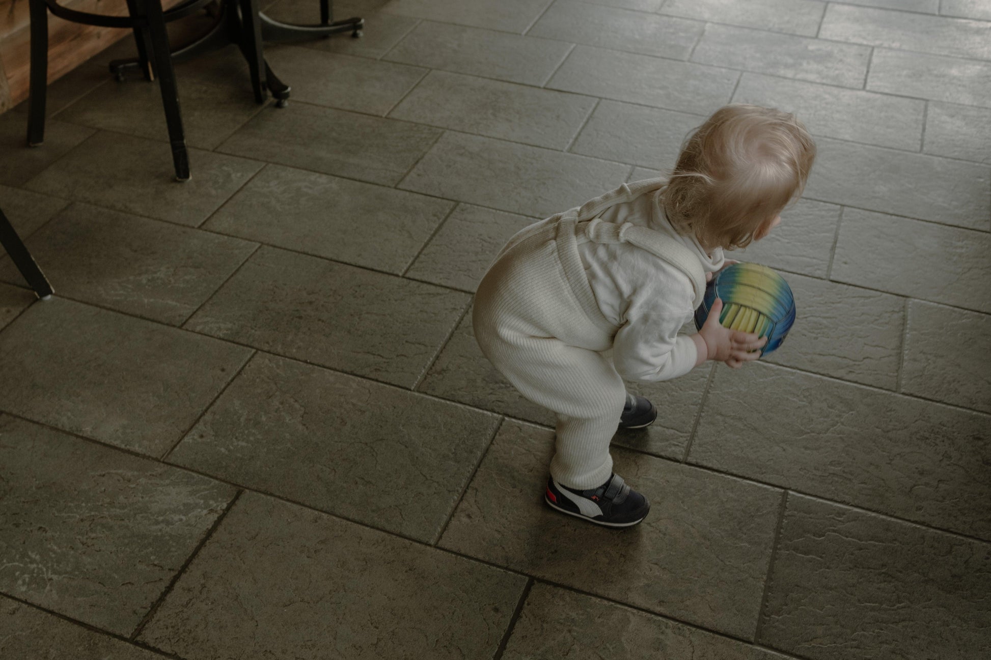 Woolen Pants with Suspenders - Cream - MellowConceptStore