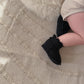 Black Baby Natural Sheepskin Boots - MellowConceptStore