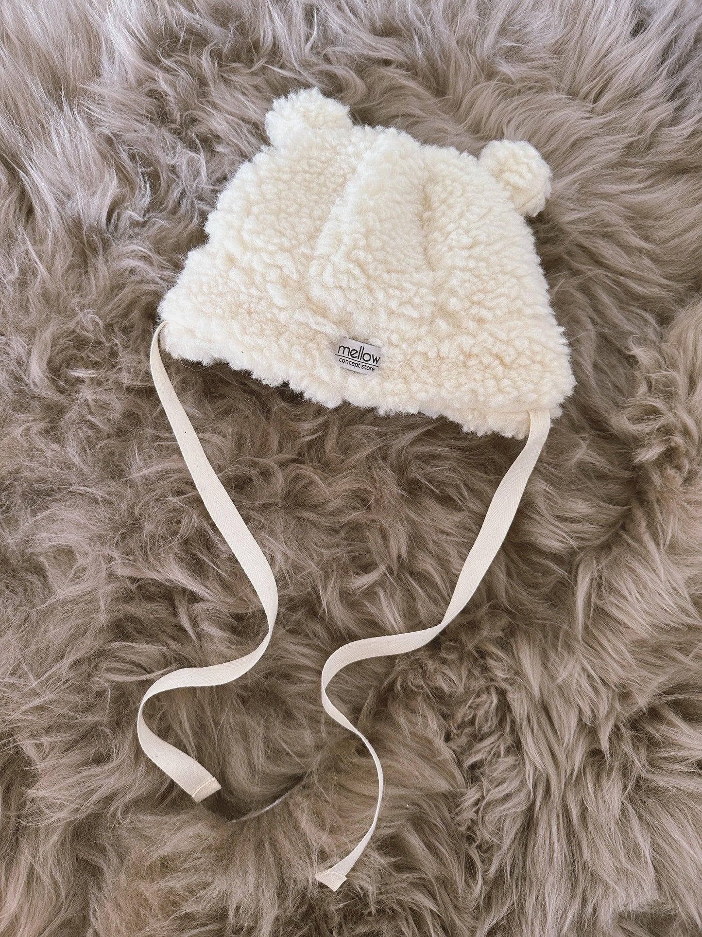 Polar Bear Woolen Baby Hat - MellowConceptStore